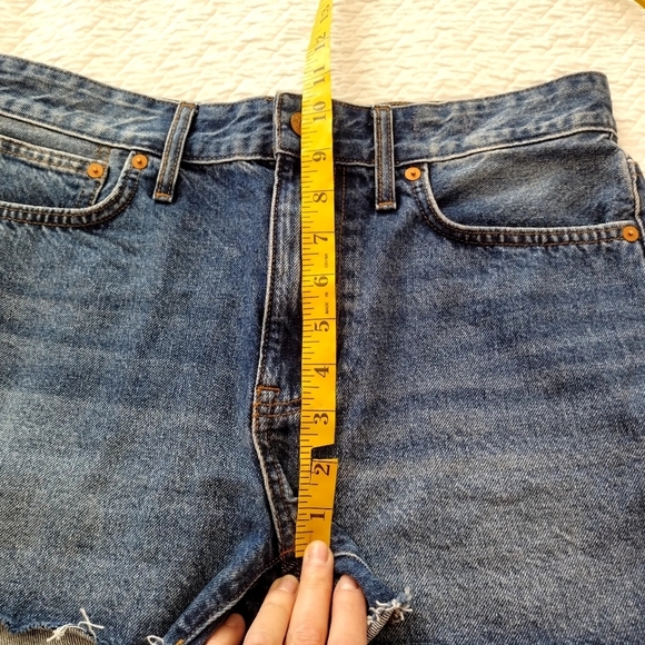 Madewell Relaxed Denim Shorts Sz 28 - Picture 9 of 10